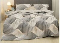 Постельное белье сатин delux Вилюта - L-009, двуспальный